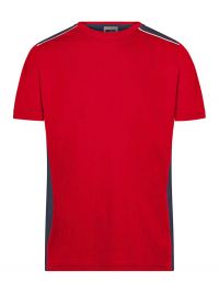 Rotes Arbeits T-Shirt Herren